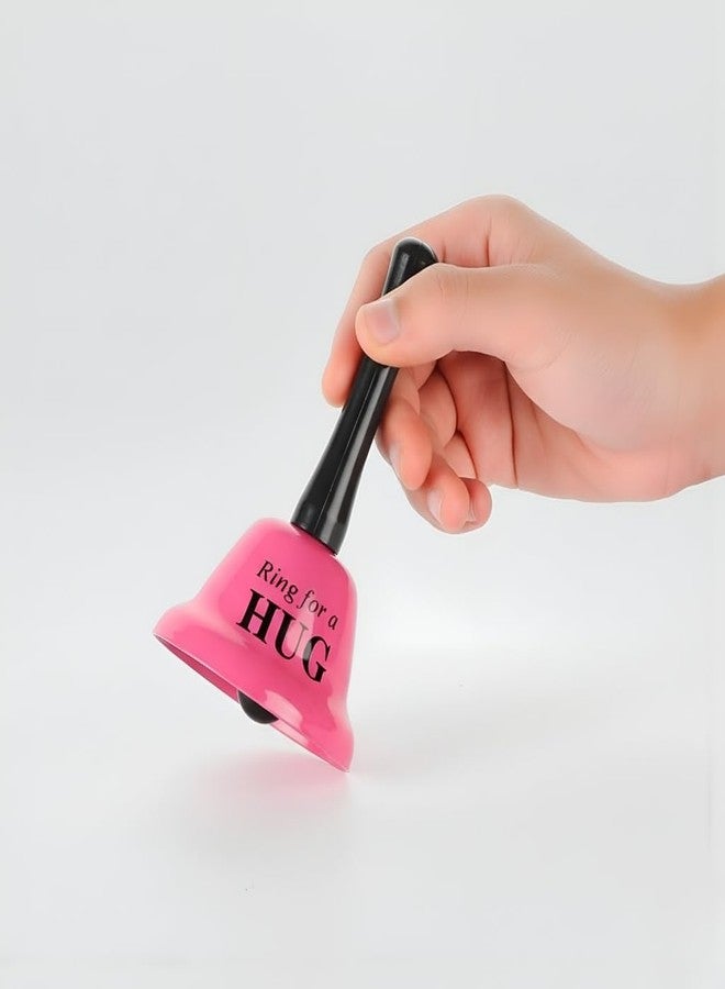 أسينشين خاتم جرس يدوي للصعود، خاتم جرس معدني، هدية للحبيبة أو الحبيب أو الزوج أو الزوجة، هدية رومانسية لعيد الحب، هدية طريفة ومبتكرة، دعامة للعبة (ألوان عشوائية) - Image 4